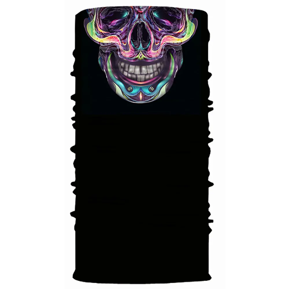 120 Pack Neck Gaiter Tubular Bandana Balaclava Mask