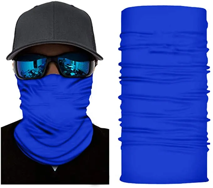 120 Pack Neck Gaiter Tubular Bandana Balaclava Mask