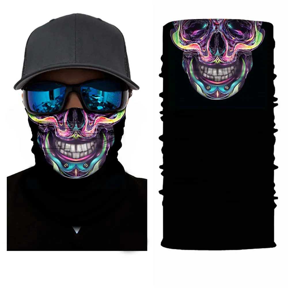 120 Pack Neck Gaiter Tubular Bandana Balaclava Mask
