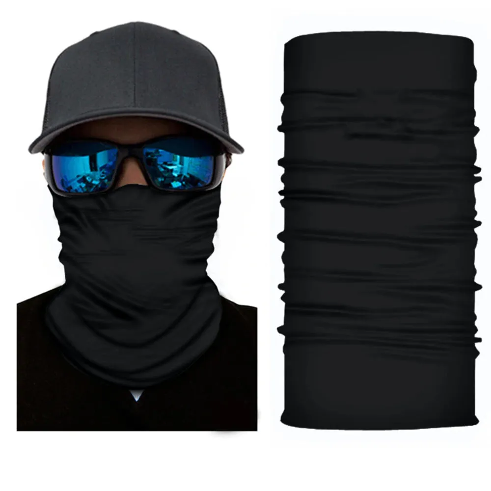 120 Pack Neck Gaiter Tubular Bandana Balaclava Mask