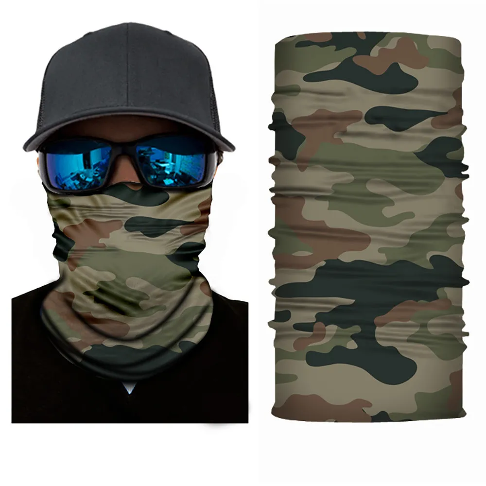 120 Pack Neck Gaiter Tubular Bandana Balaclava Mask