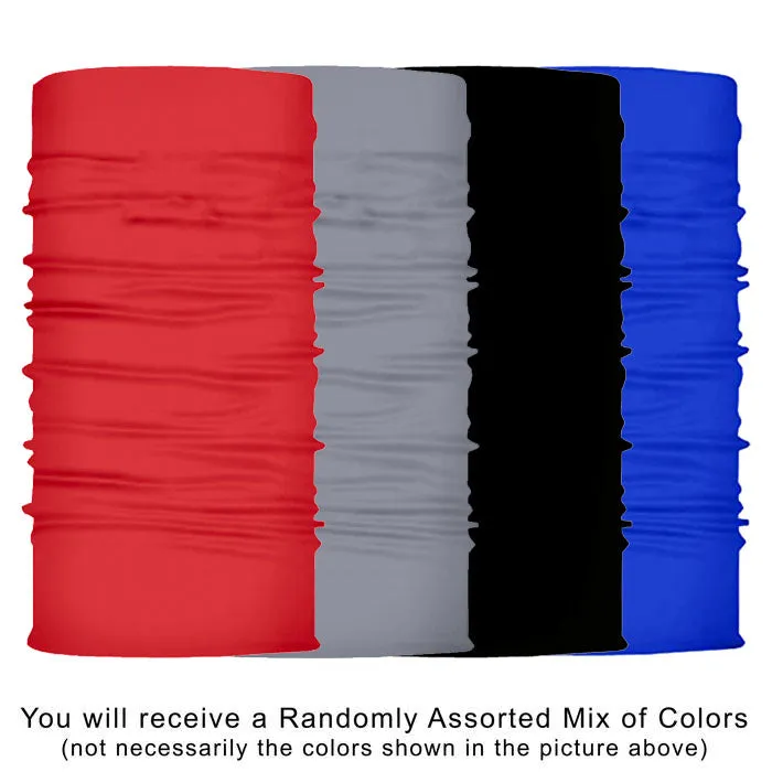 120 Pack Neck Gaiter Tubular Bandana Balaclava Mask