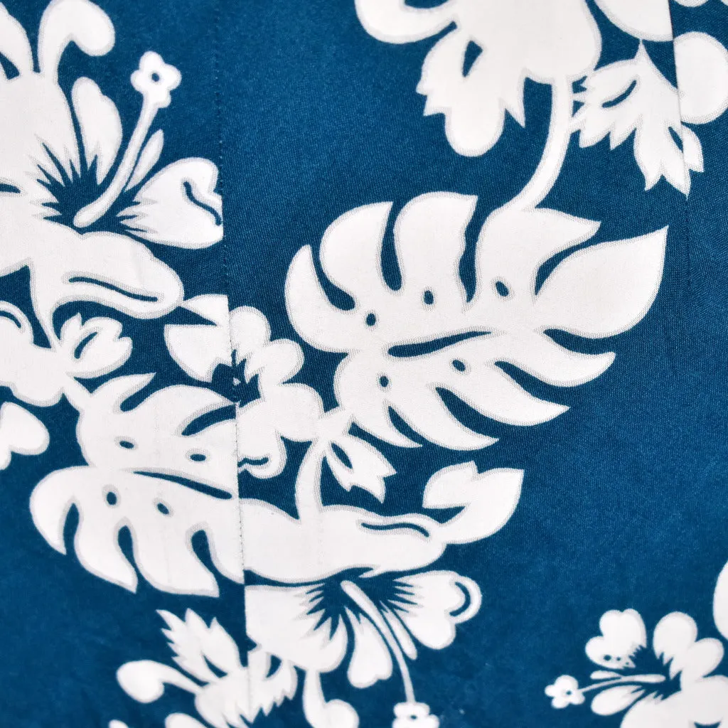 1960s Hibiscus Wiggle Dress