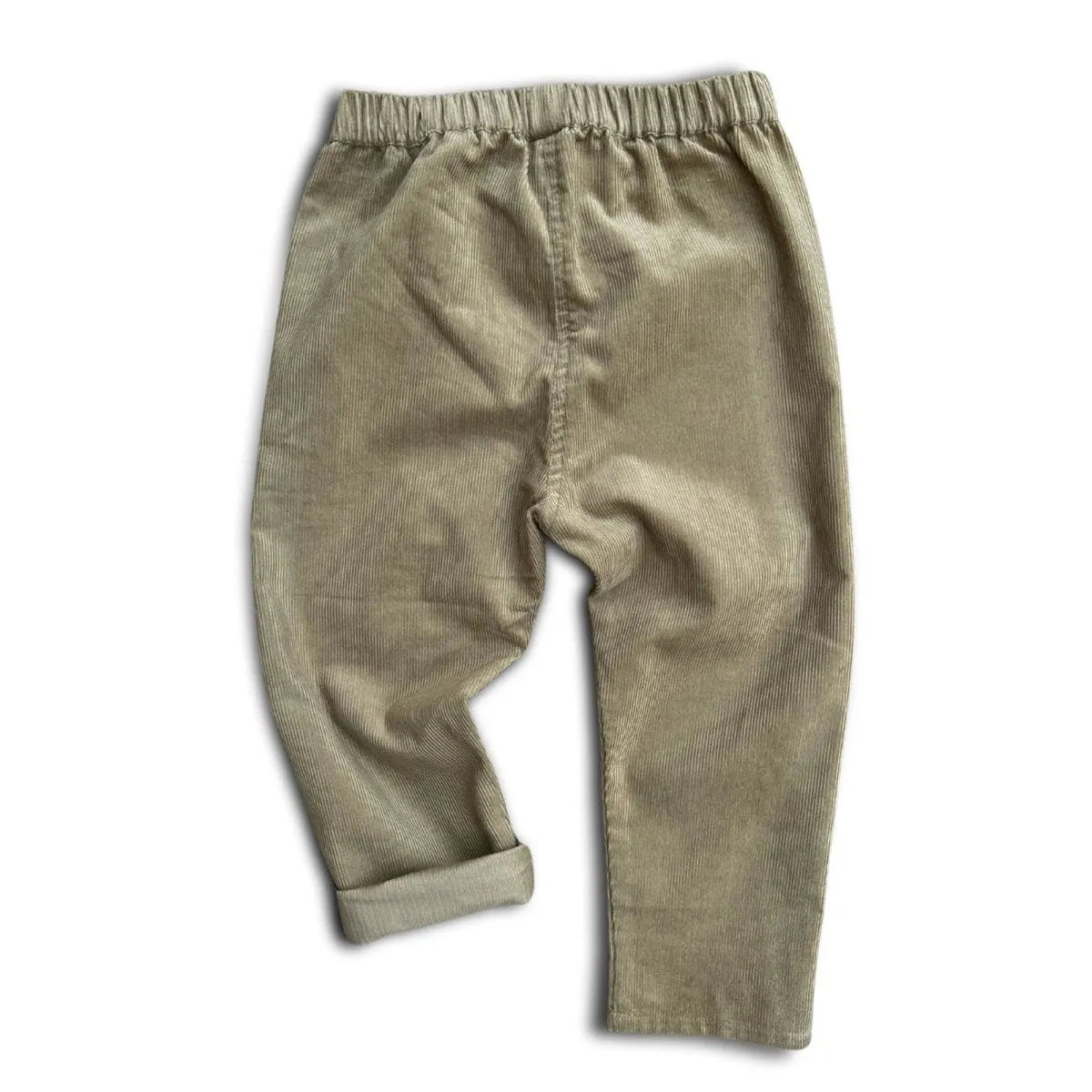 2T Scout Green Organic Corduroy Pants SAMPLE