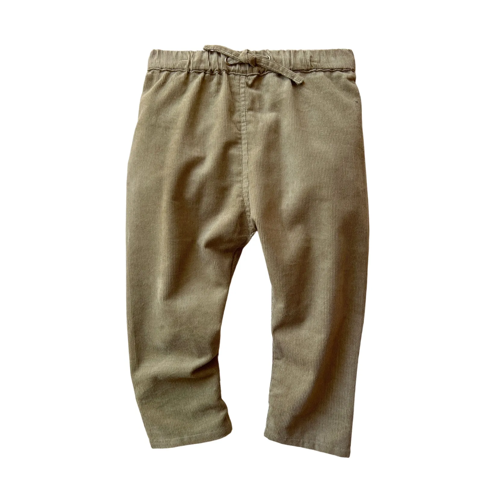 2T Scout Green Organic Corduroy Pants SAMPLE