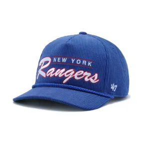 '47 Brand New York Rangers Vintage Rope Hitch Blue Corduroy