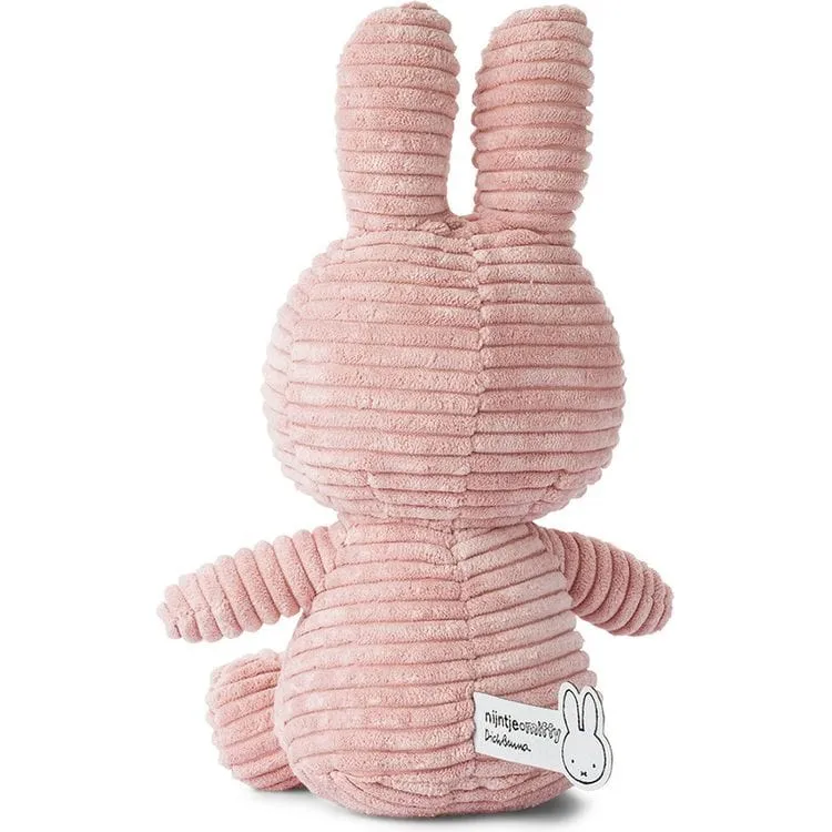 9" Miffy ECO Corduroy Plush - Pink