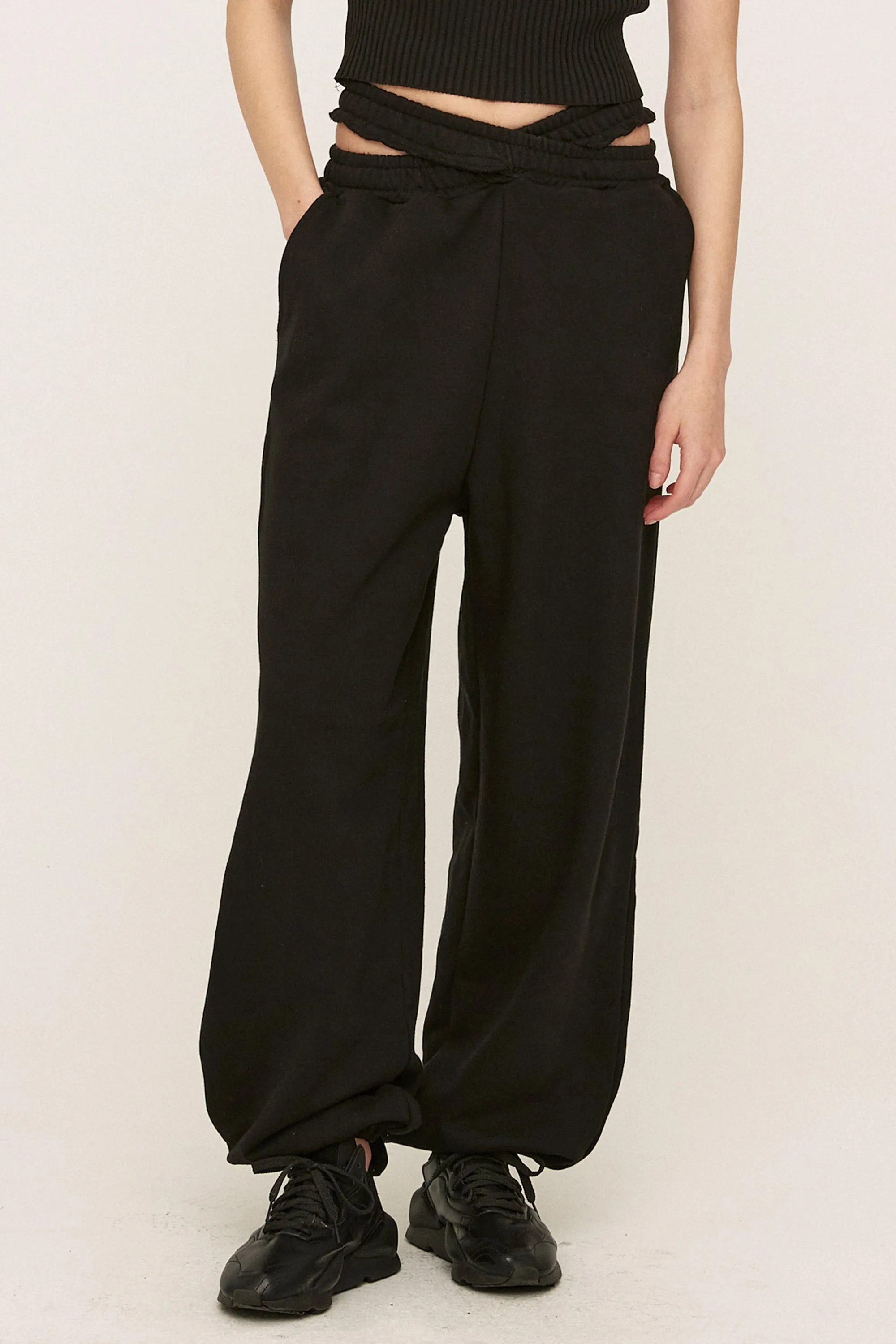 Adrina Cutout Jogger Pants
