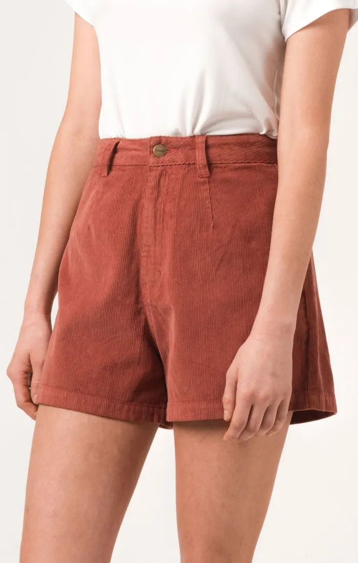 Afends Womens Seventies - Corduroy Shorts