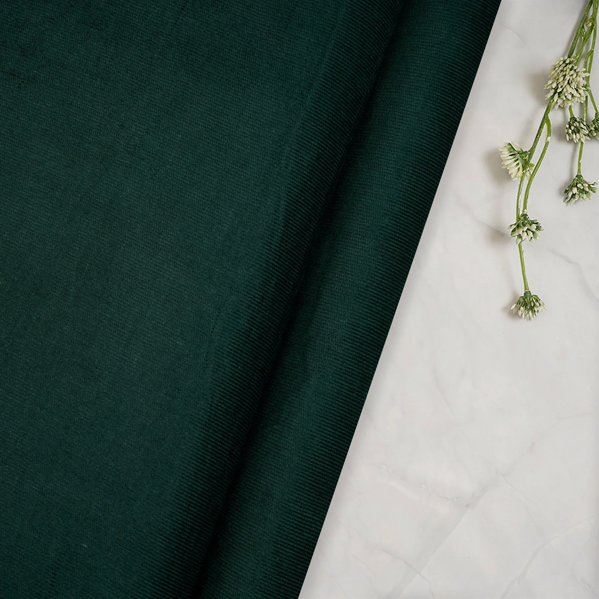 Bistro Green Imported Shirting Weight Cotton Corduroy Fabric (58" Width)
