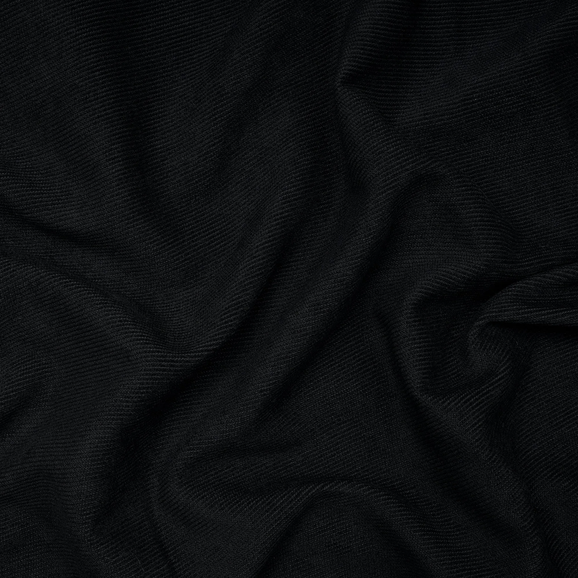 Black Imported Cotton Corduroy Fabric (60" Wide)