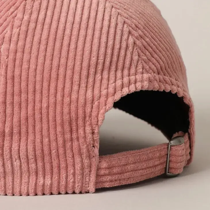 Brianna Heart Corduroy Cap
