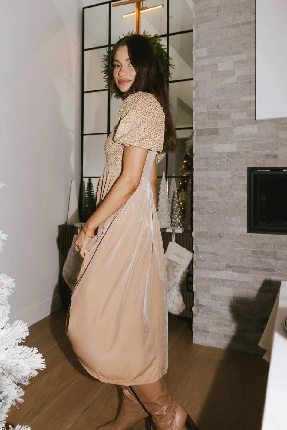 Callista Velvet Maxi Dress
