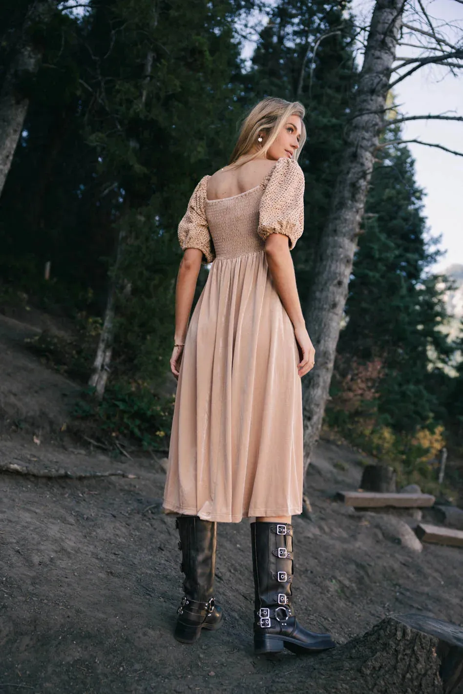 Callista Velvet Maxi Dress