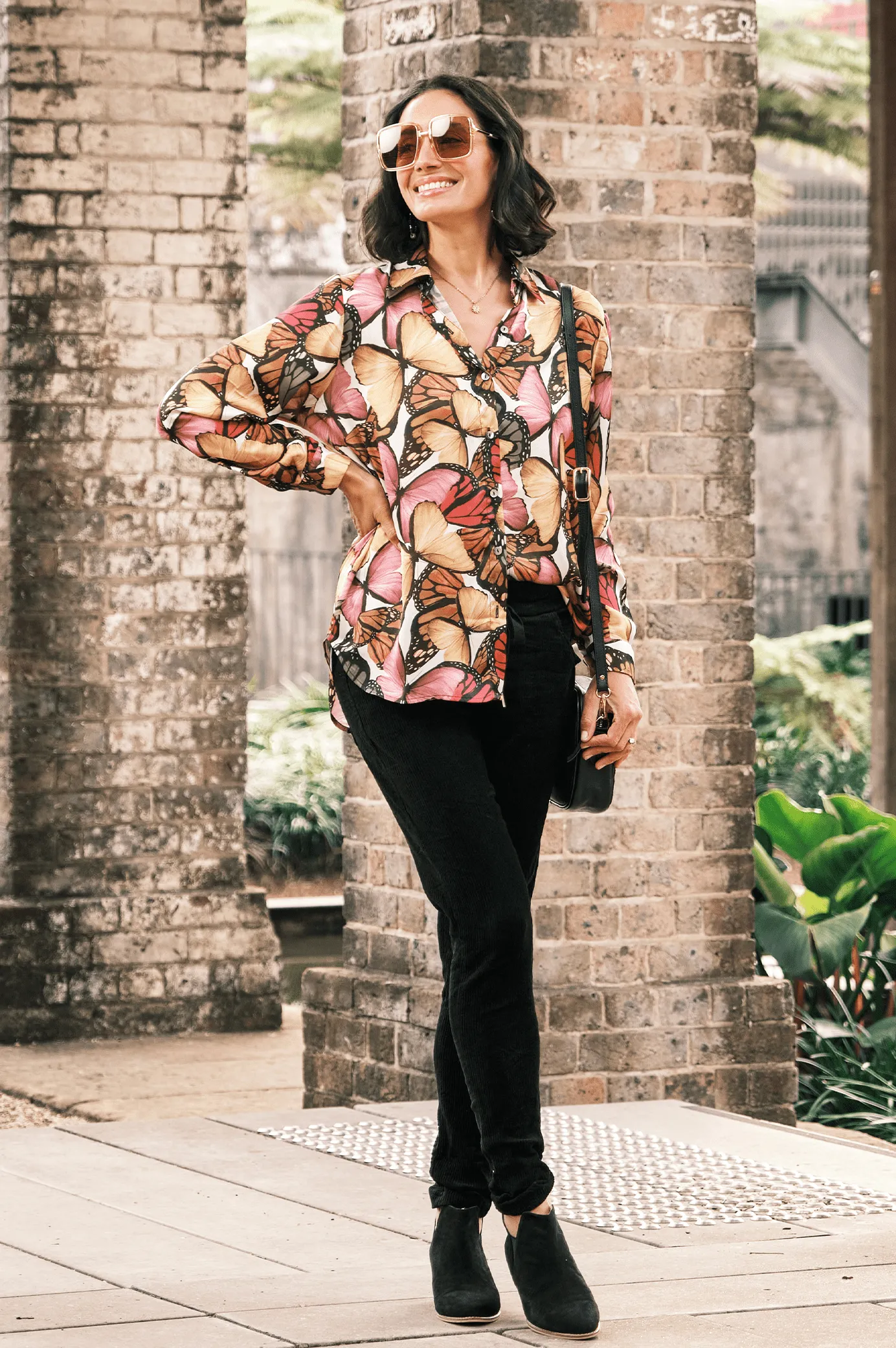 Carina Long Sleeve Collared Shirt