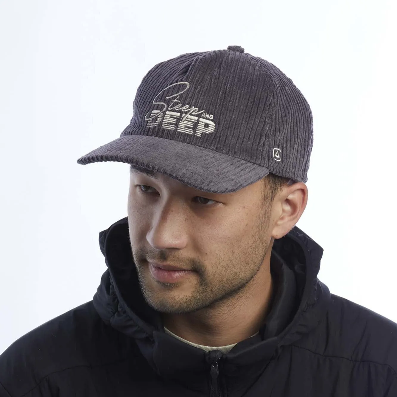 Coal The Rally Cry Low Profile Corduroy Hat - Grey