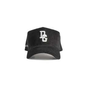 DadGang Black Corduroy DG Logo Snapback