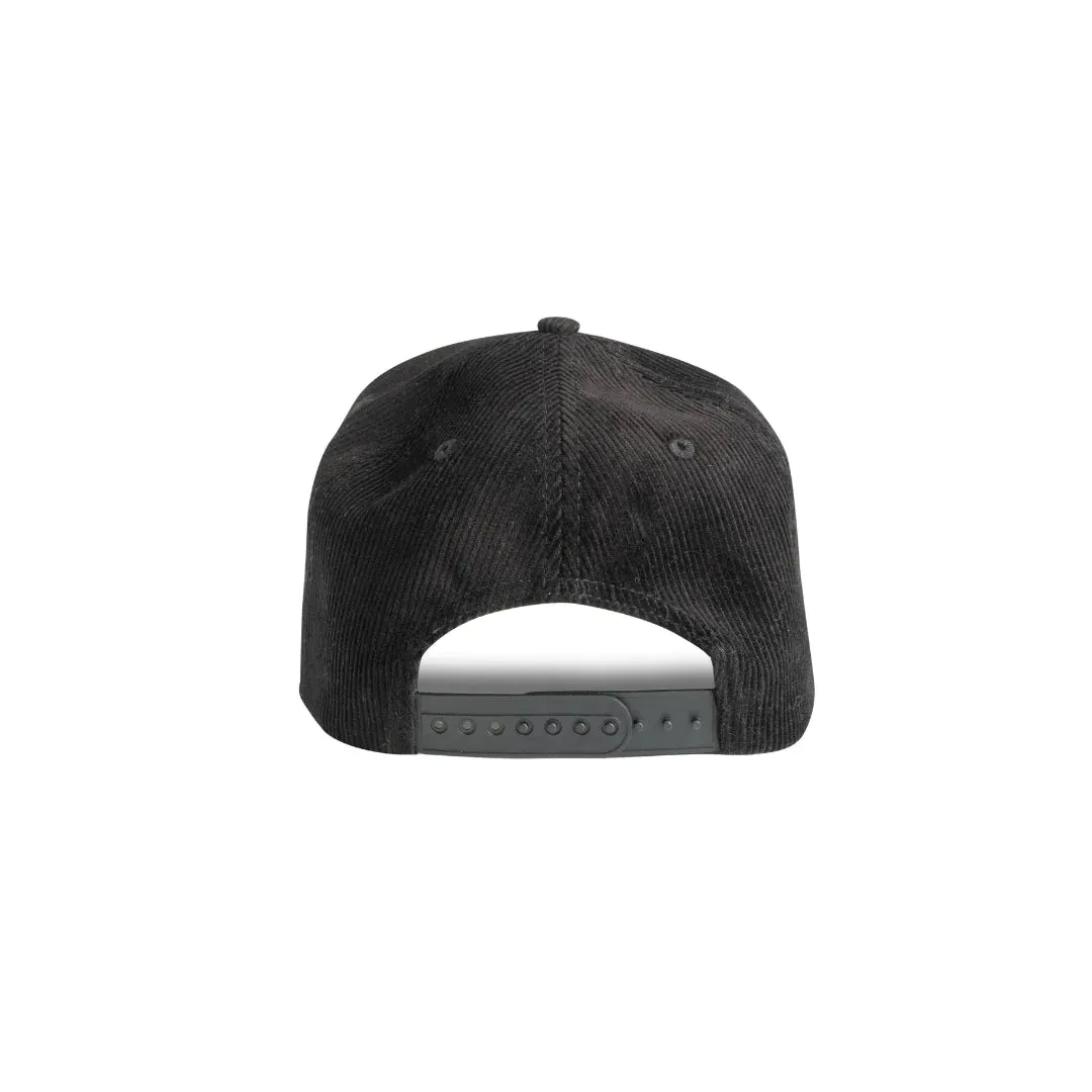 DadGang Black Corduroy DG Logo Snapback