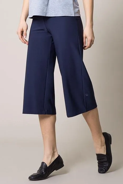 Day to Night Wide Waistband Culottes - Rebel