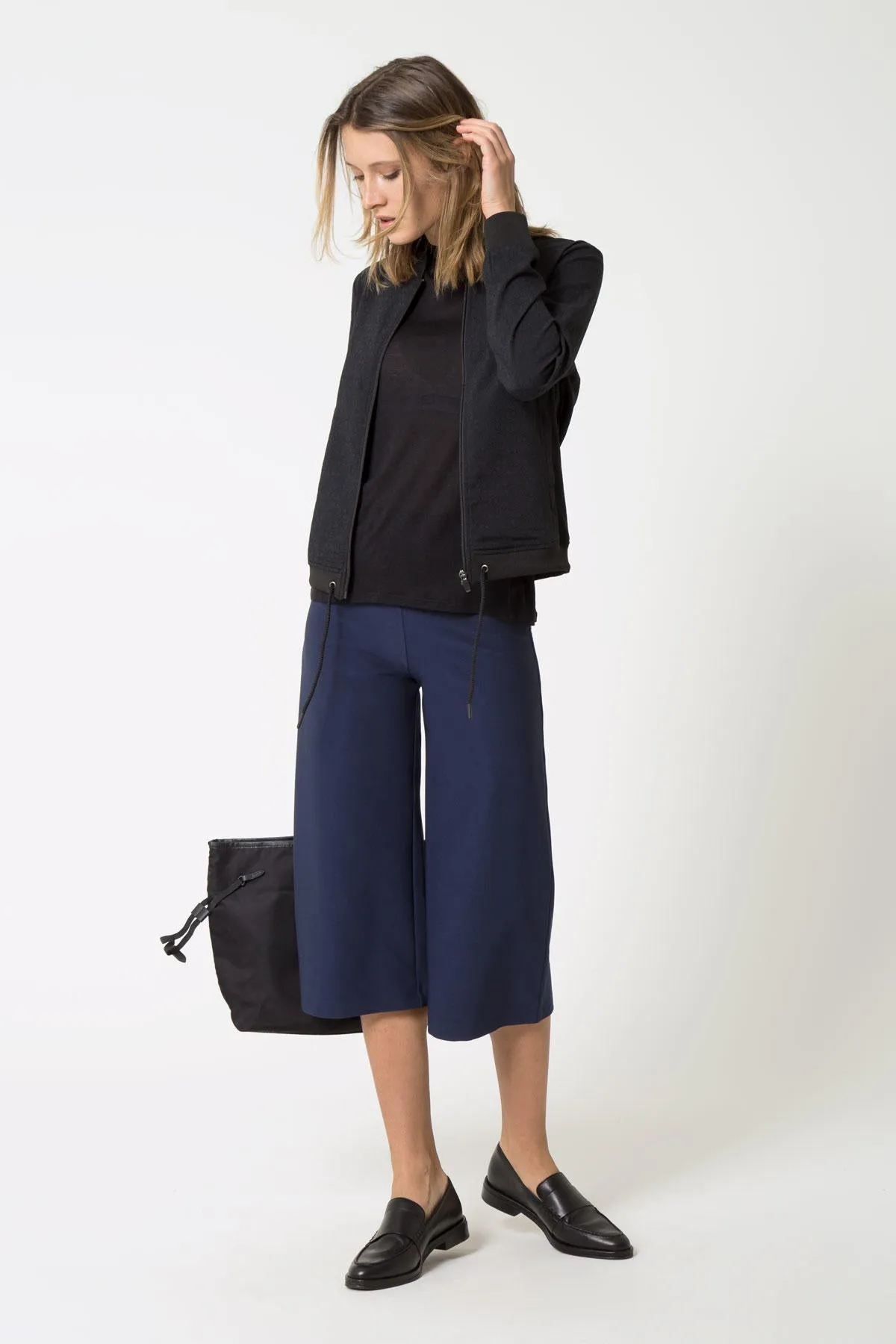 Day to Night Wide Waistband Culottes - Rebel