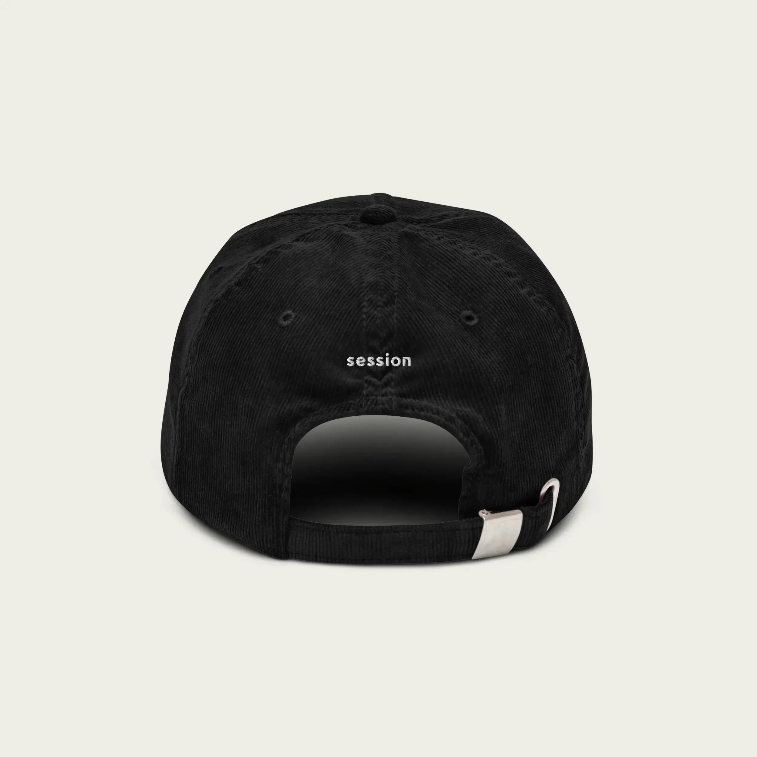 Do Nothing. Corduroy Hat - Black