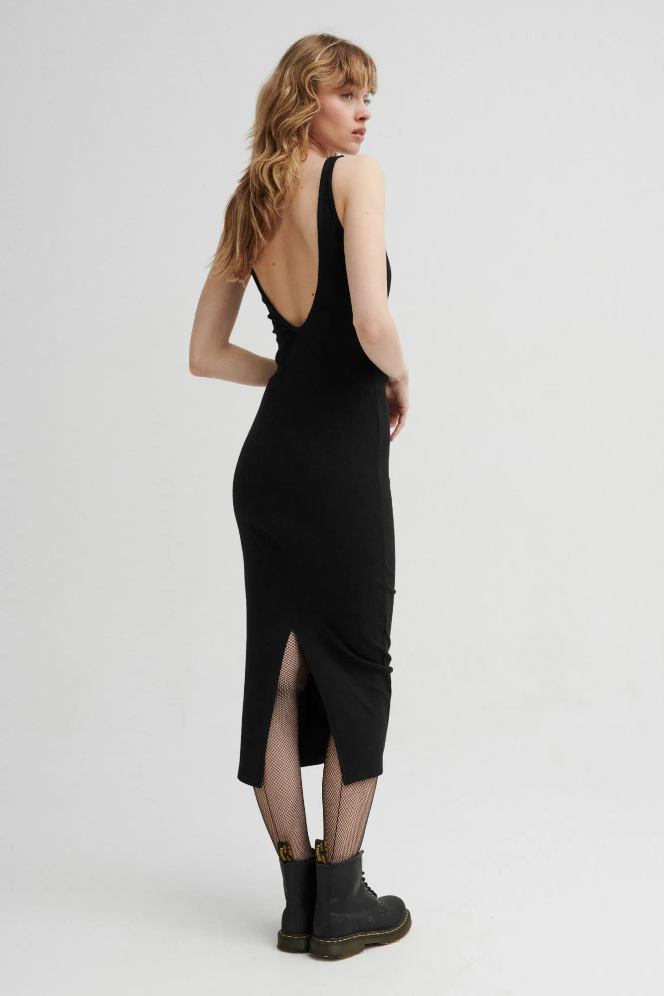 Dress in organic cotton / 02 / 17 / onyx black