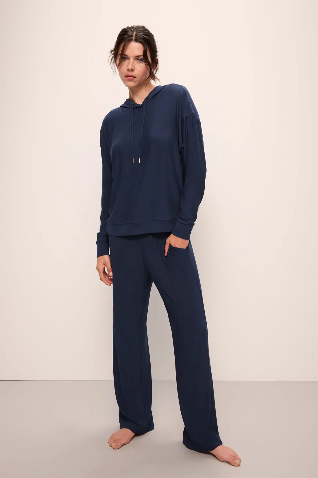Eberjey Softest Sweats Boat Neck Pullover