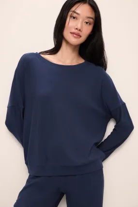 Eberjey Softest Sweats Boat Neck Pullover