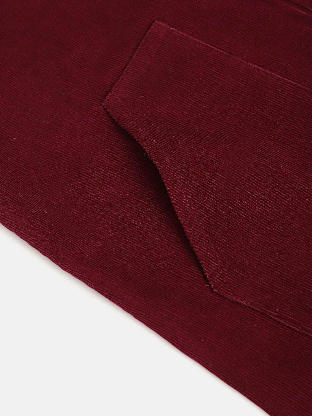 Girls Burgundy Corduroy Pinafore Dress