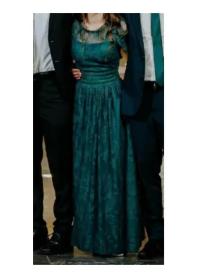 Green Lace Bridesmaids Dress