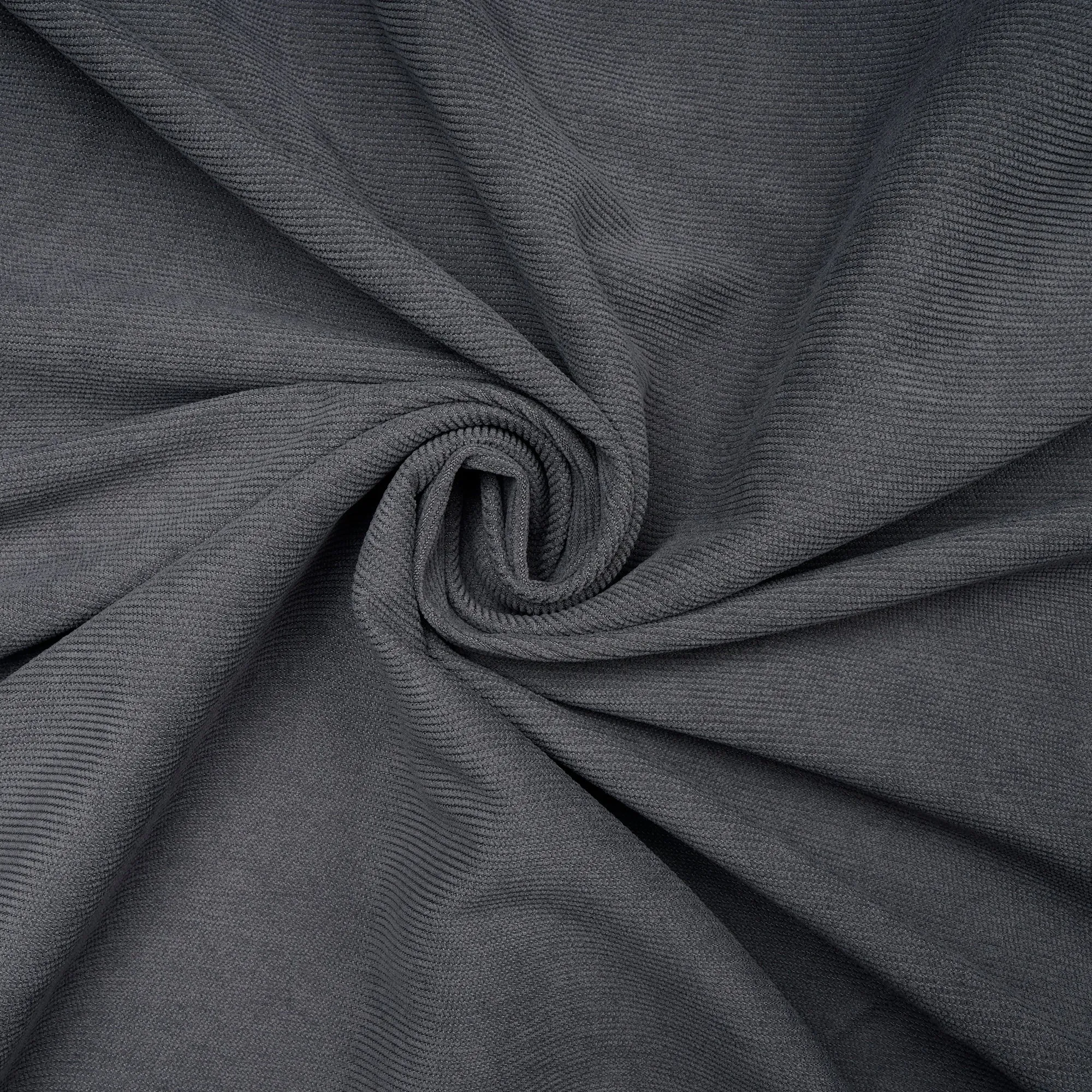 Grey Imported Cotton Corduroy Fabric (60" Wide)