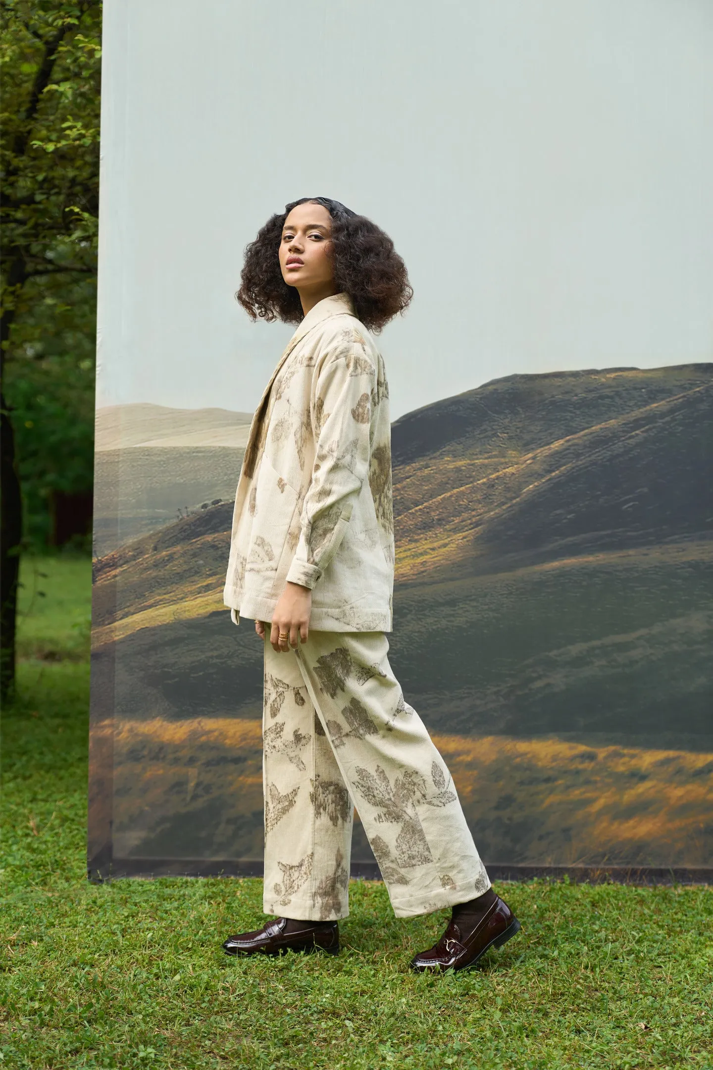 Grove Corduroy Overlay & Pants Set