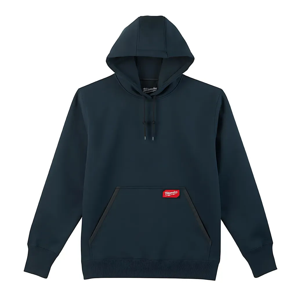 Heavy Duty Pullover Hoodie - Blue L
