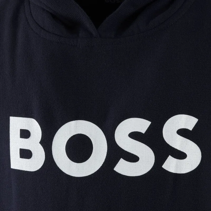 Hugo Boss Home SURF Dark Navy Hoodie Beachrobe (Unisex)