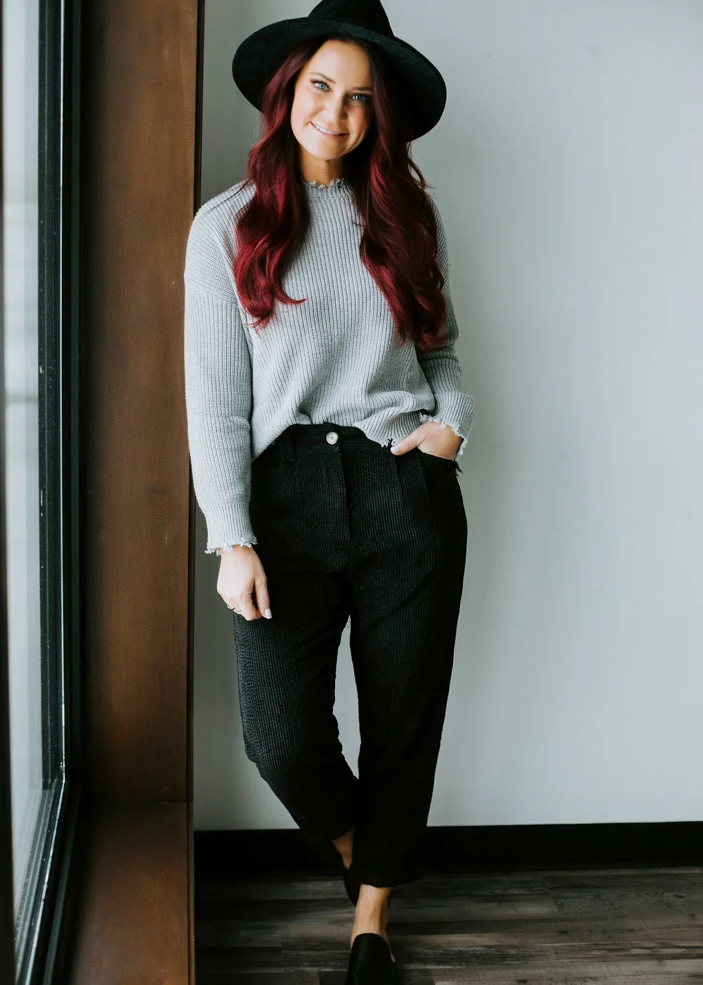 Kirklynn Corduroy Baggy Pants FINAL SALE