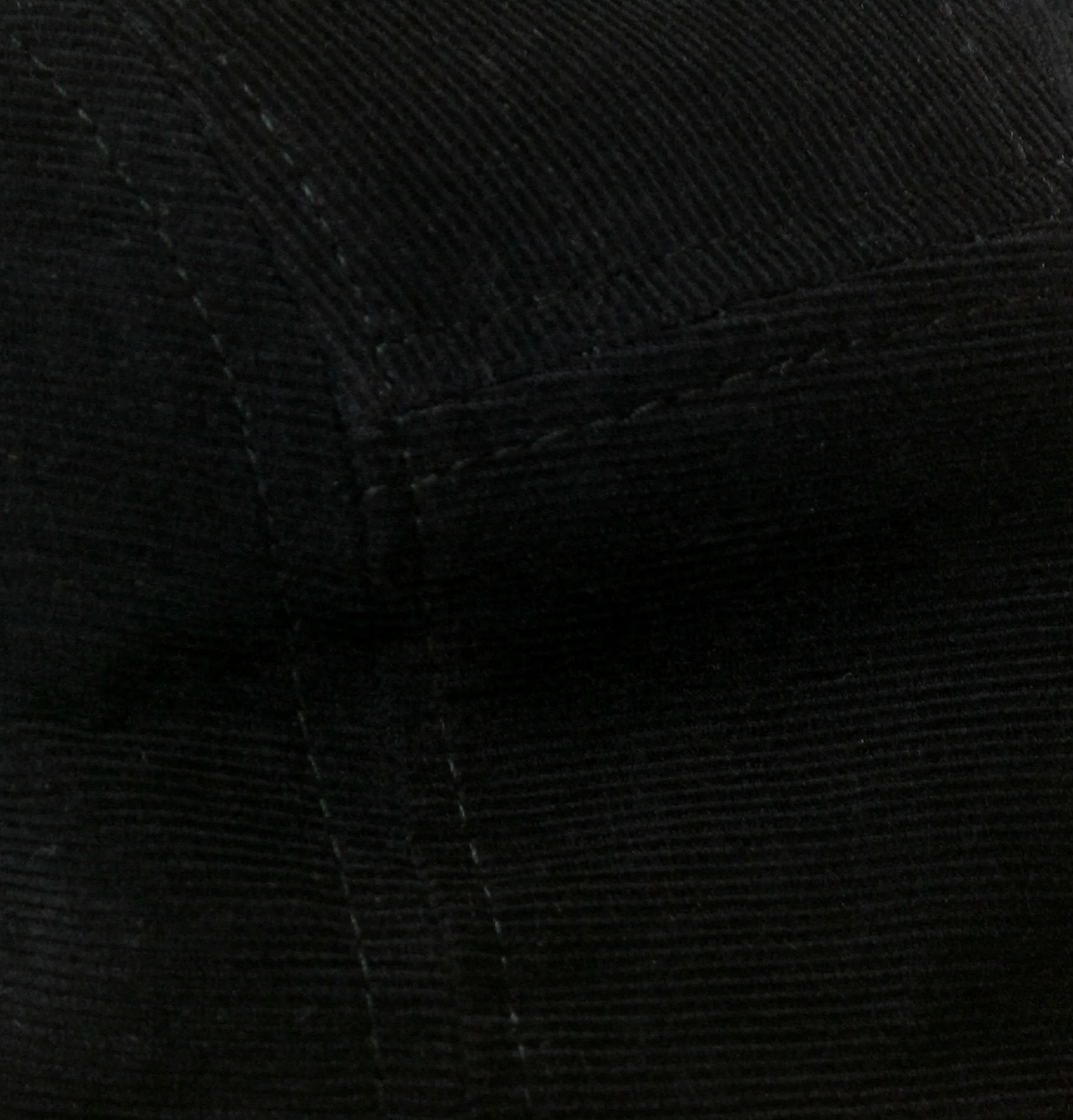 Les Basics Le Peak Cap - Black Corduroy