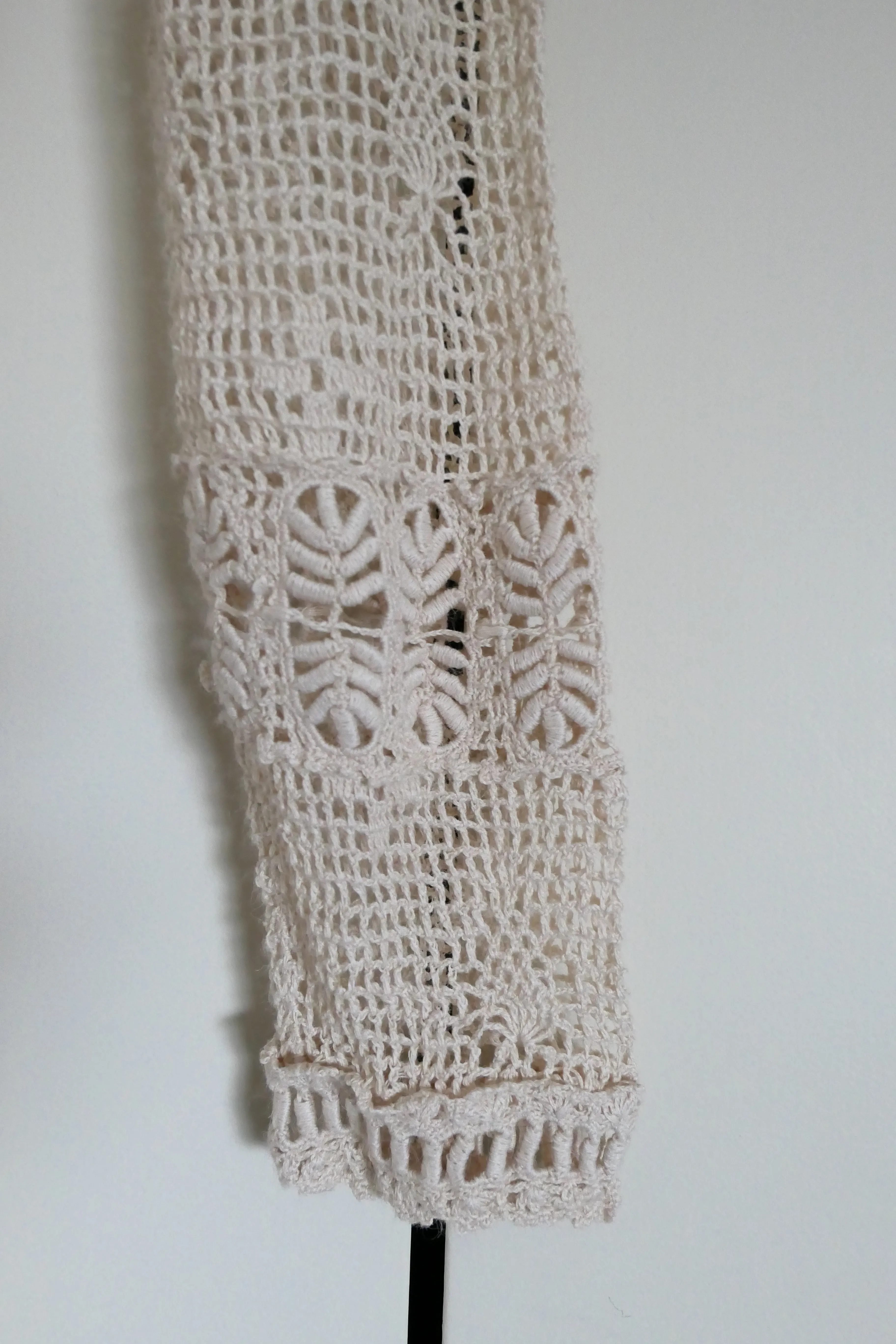 Lim's Original Hand Crocheted Maxi Dress in Natural
