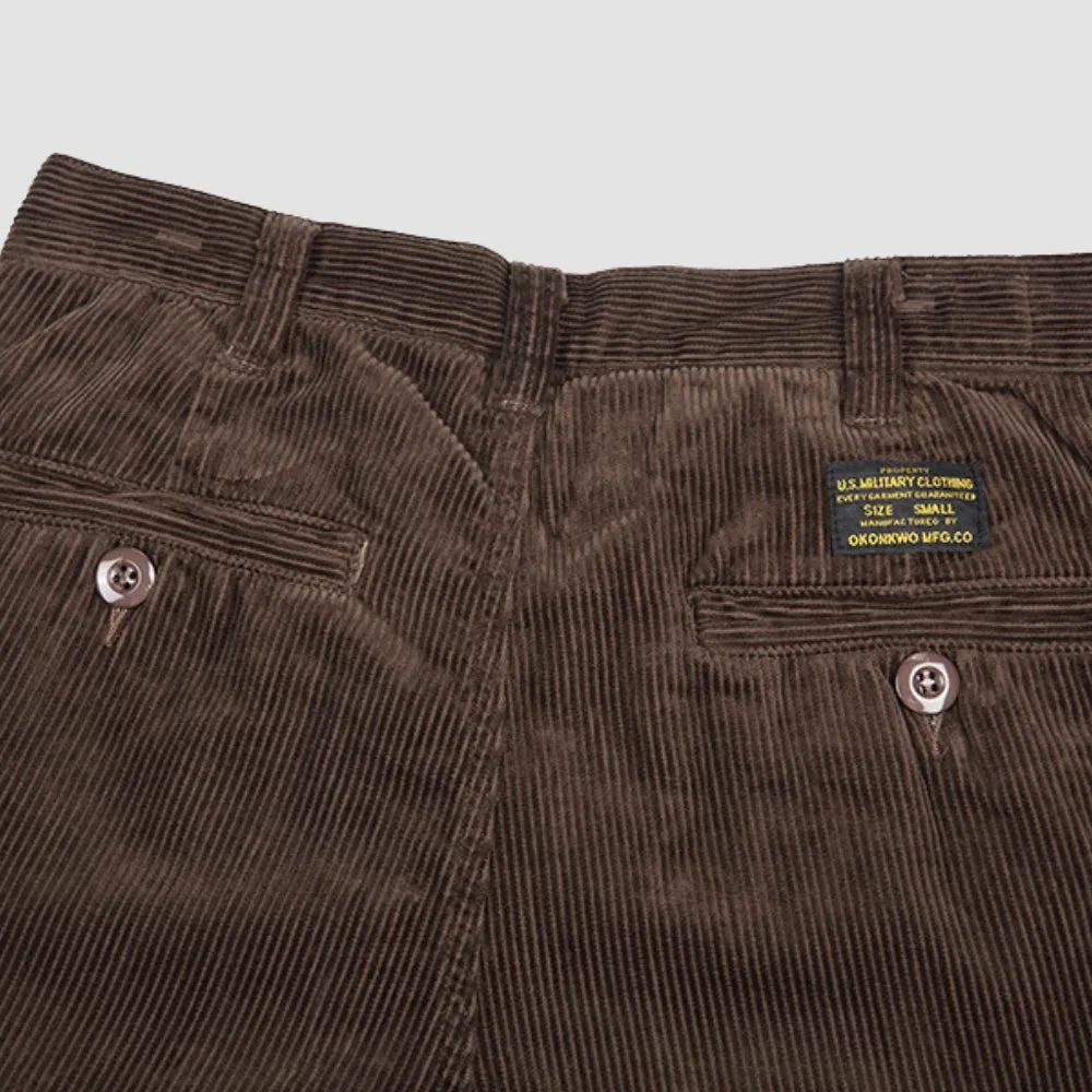 MV Classic Corduroy Straight-Leg Trousers