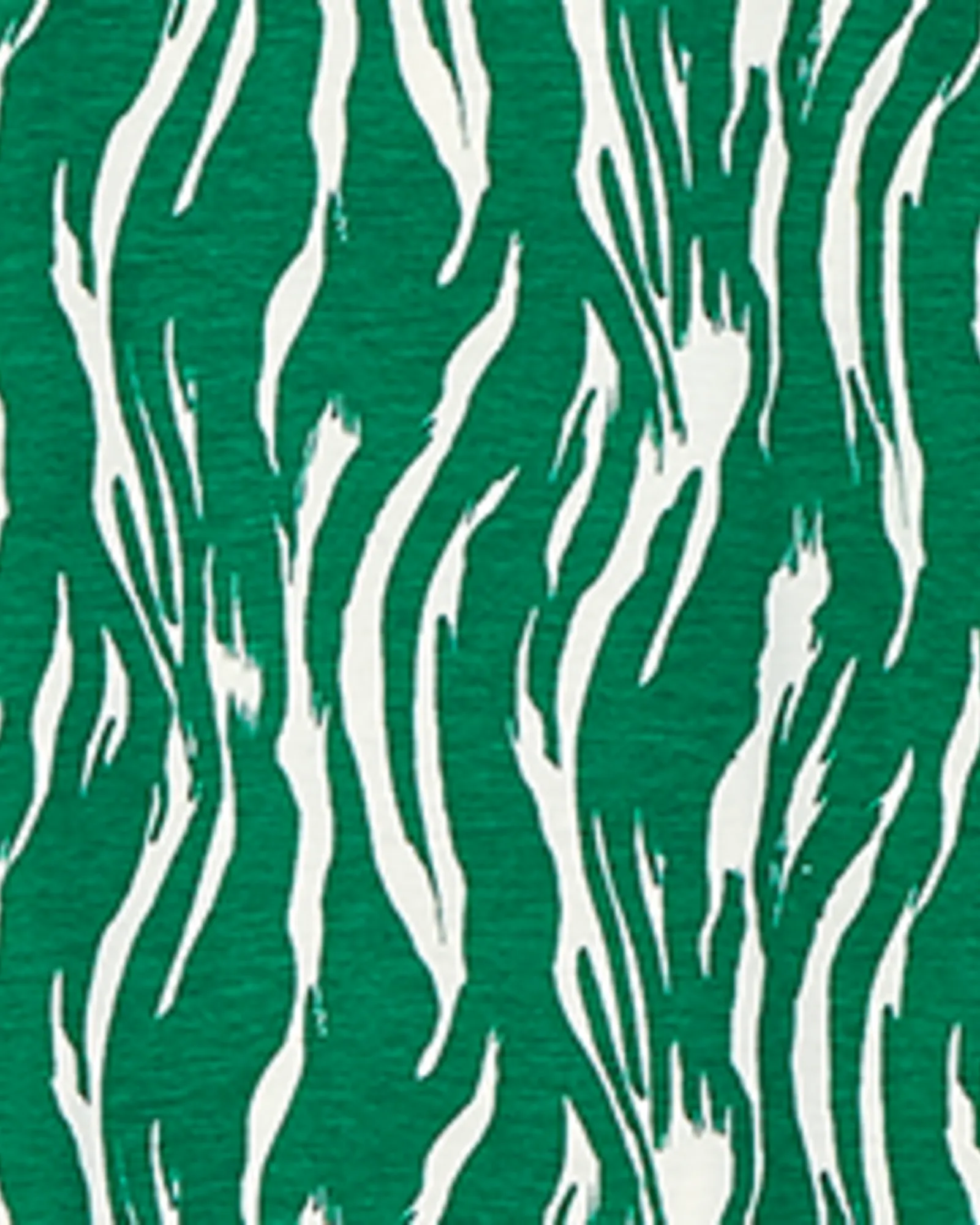 Ocean Side Maxi | Forest Green / White