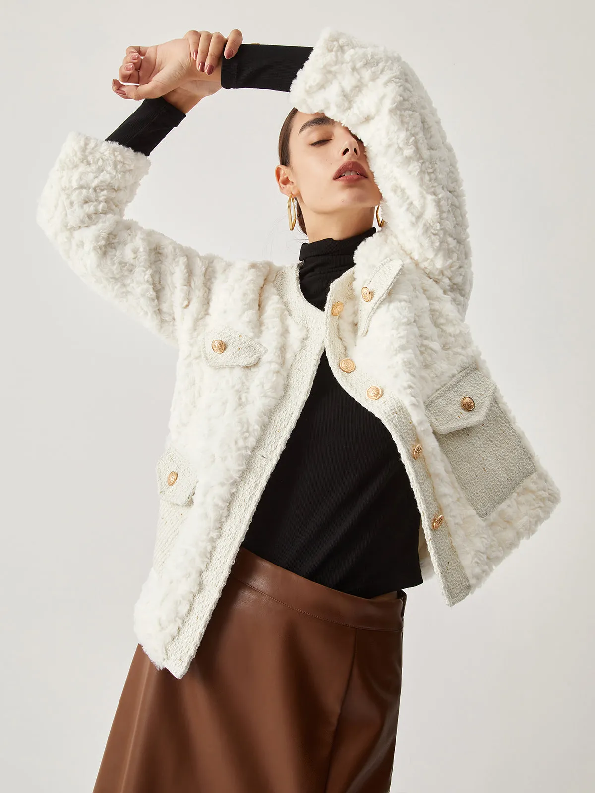 Patchwork Tweed Graceful Flurry Jacket