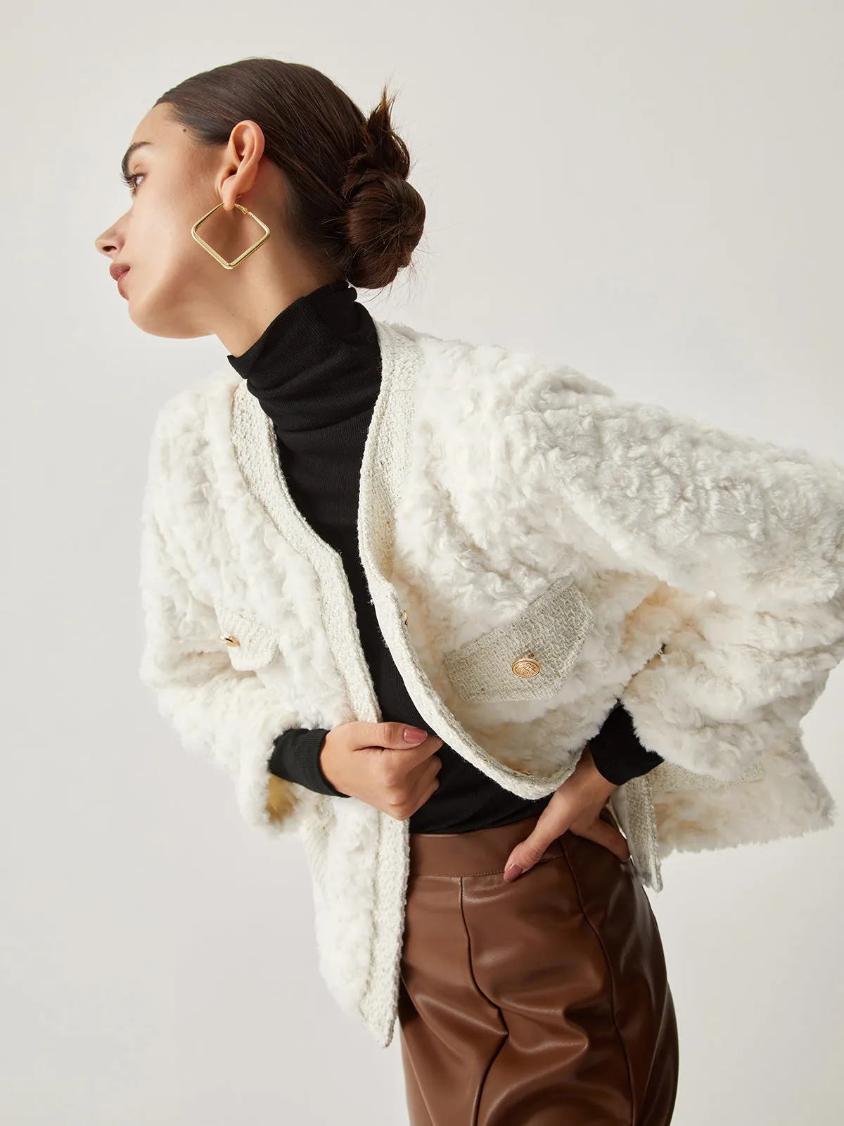 Patchwork Tweed Graceful Flurry Jacket