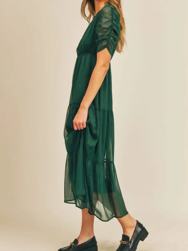 Pine Forest Midi Dress