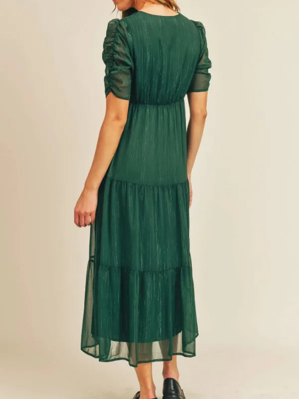 Pine Forest Midi Dress