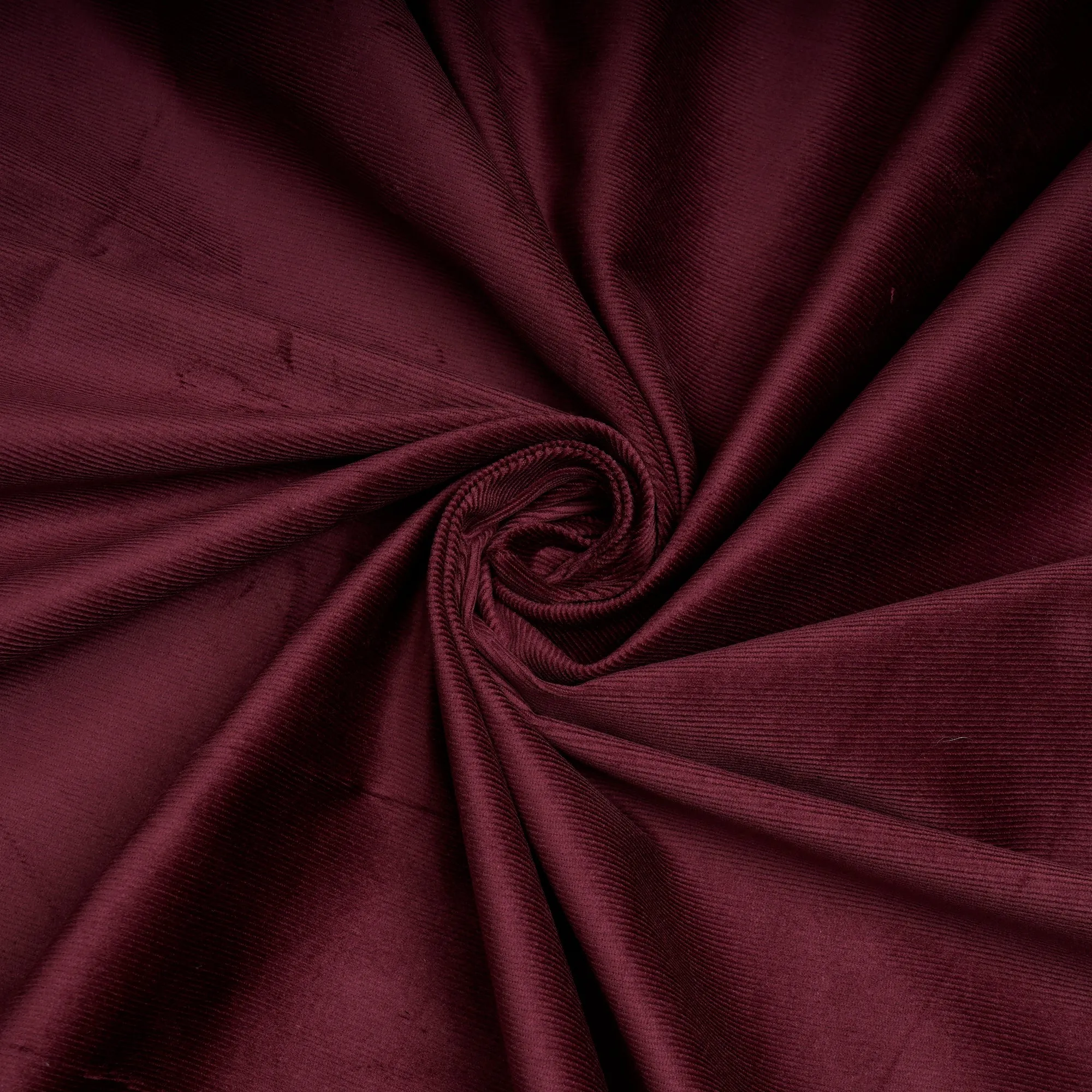 Red Plum Imported Bottom Weight Cotton Corduroy Fabric (58" Width)