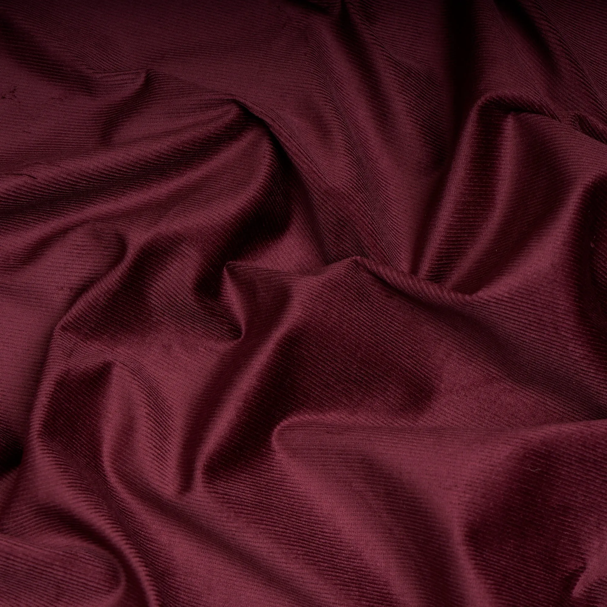 Red Plum Imported Bottom Weight Cotton Corduroy Fabric (58" Width)