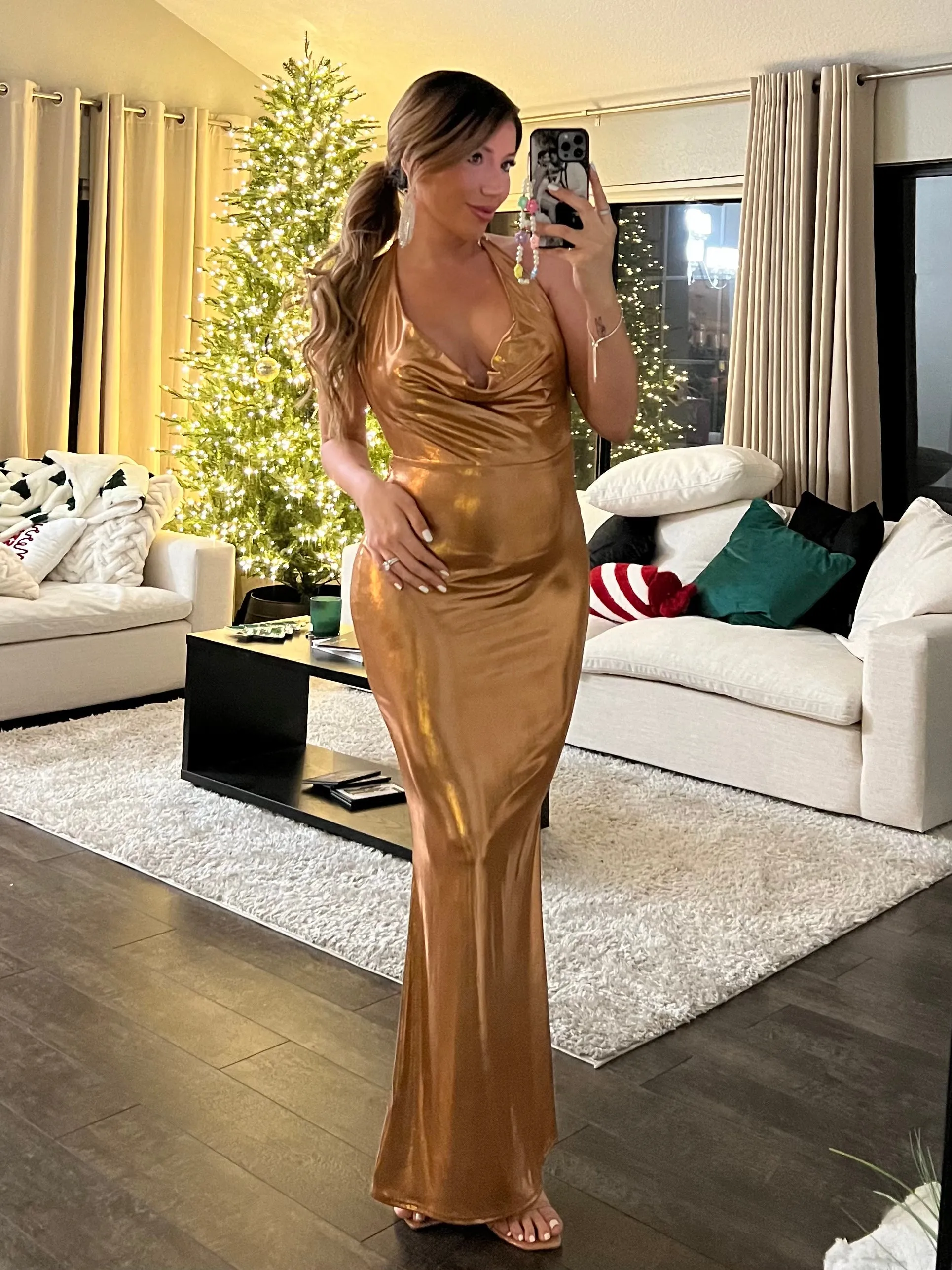 Steph Maxi Dress (Copper)