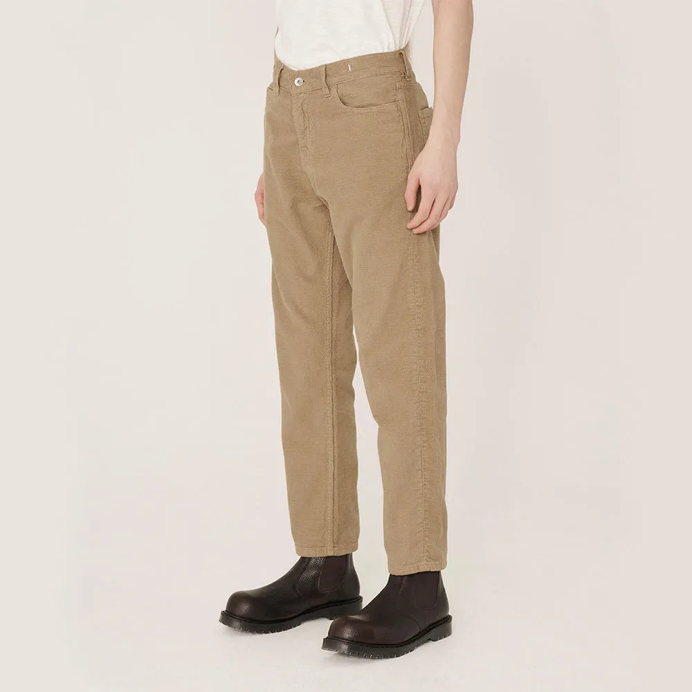 Tearaway Cotton Waffle Cord Jeans (Camel)