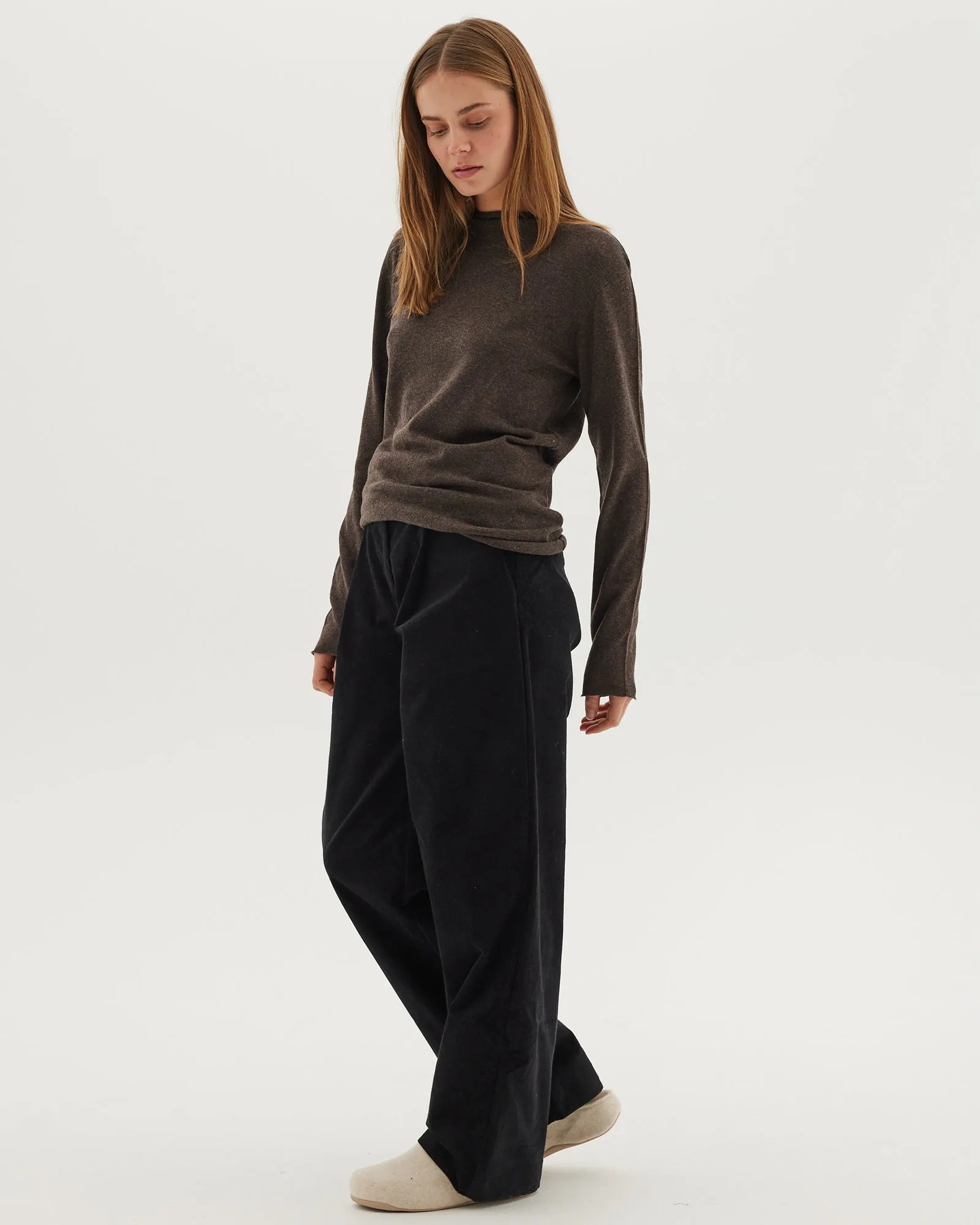 The Corduroy Tailored Pant | Black