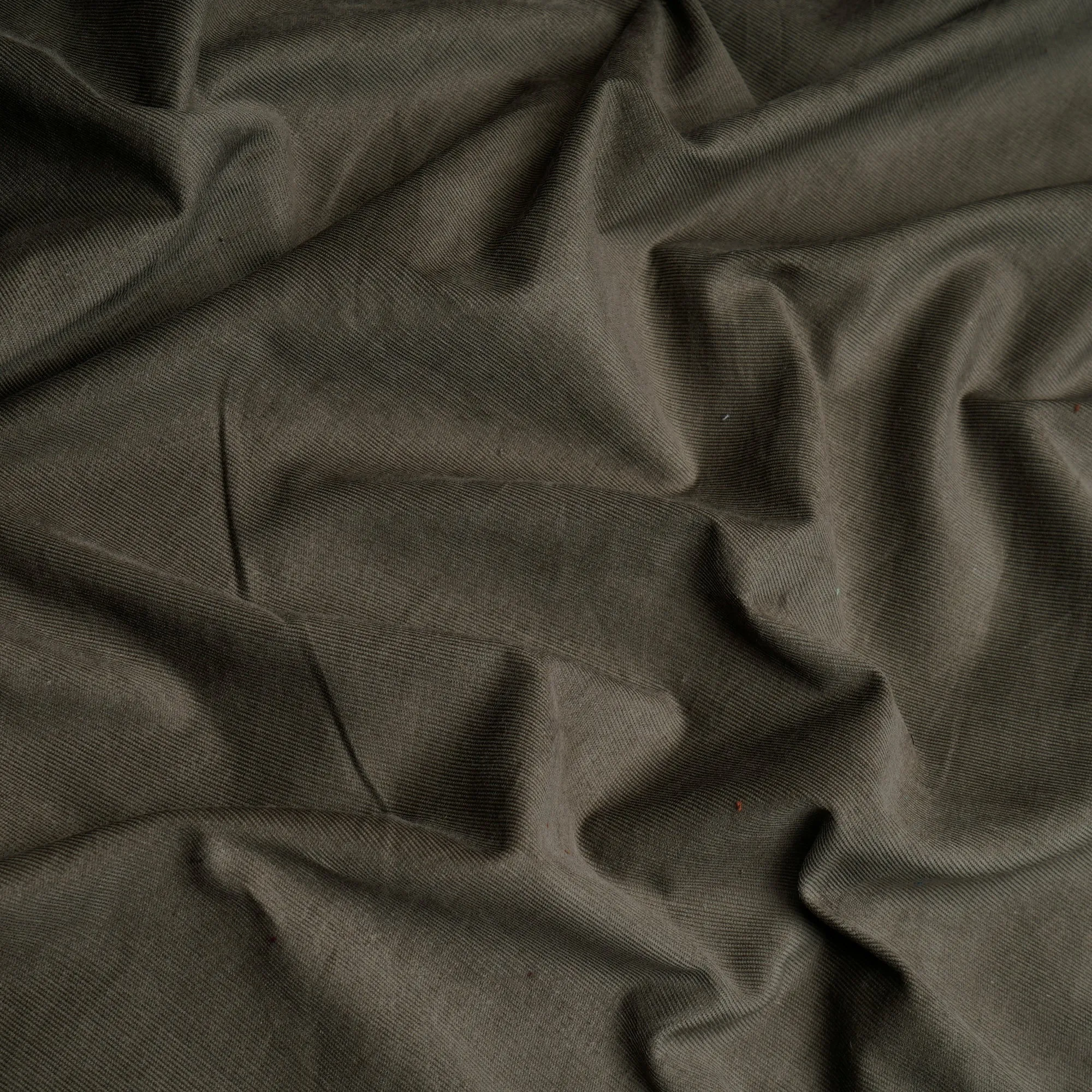 Vetiver Imported Shirting Weight Cotton Corduroy Fabric (58" Width)