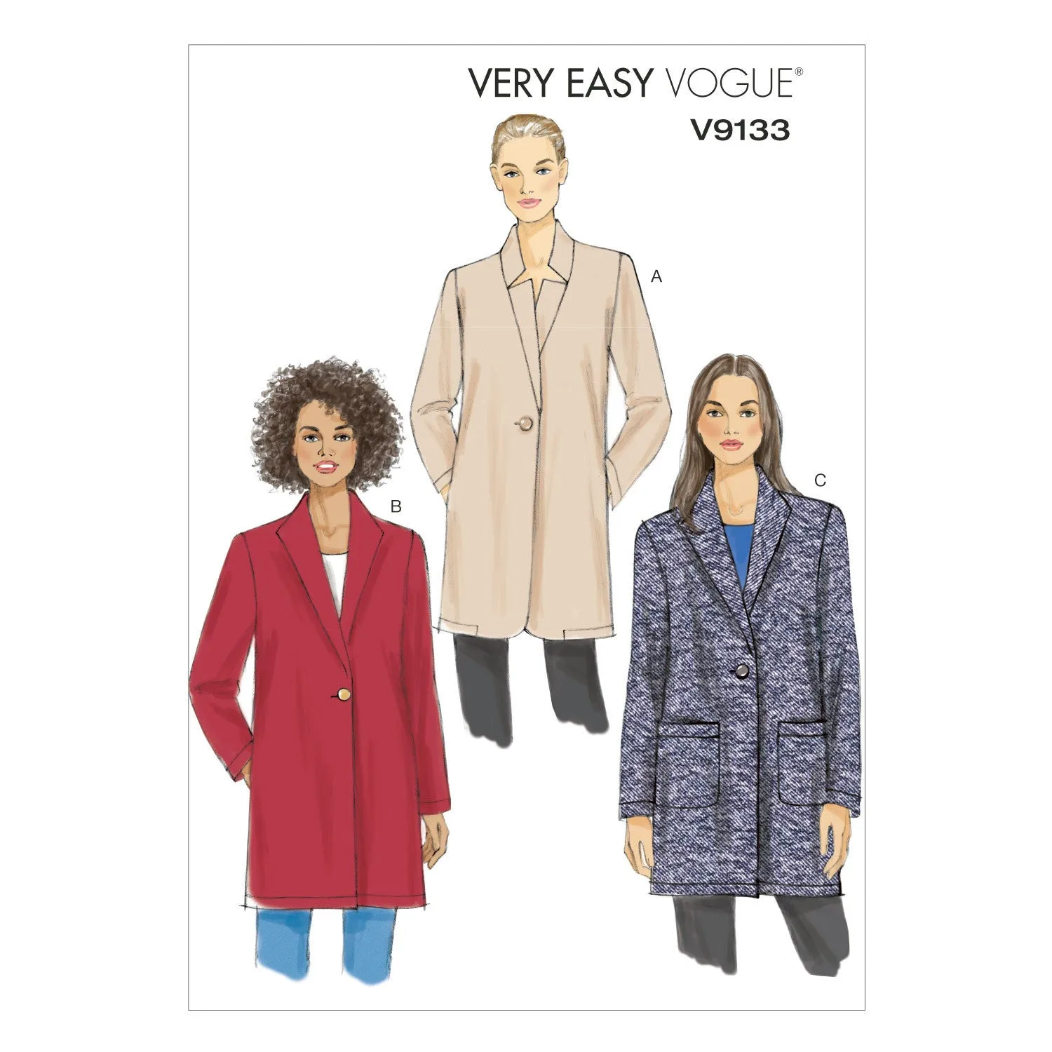 Vogue Pattern 9133 Misses' Jacket
